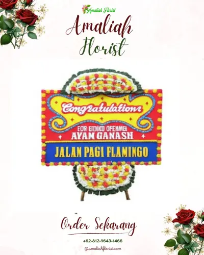 Bunga Papan Congratulation di Kelangdepok